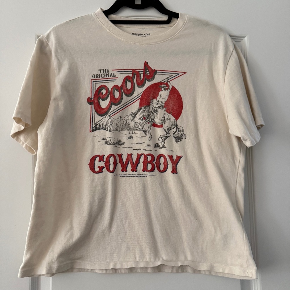 Abercrombie & Fitch Coors Cowboy T-shirt